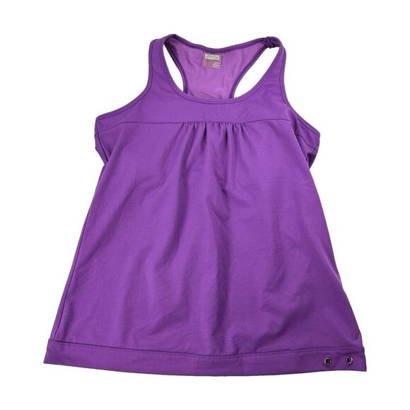 Athleta Tinker Tank Purple Size Large Racerback Style 903773 Built in Bra - Picture 2 of 8